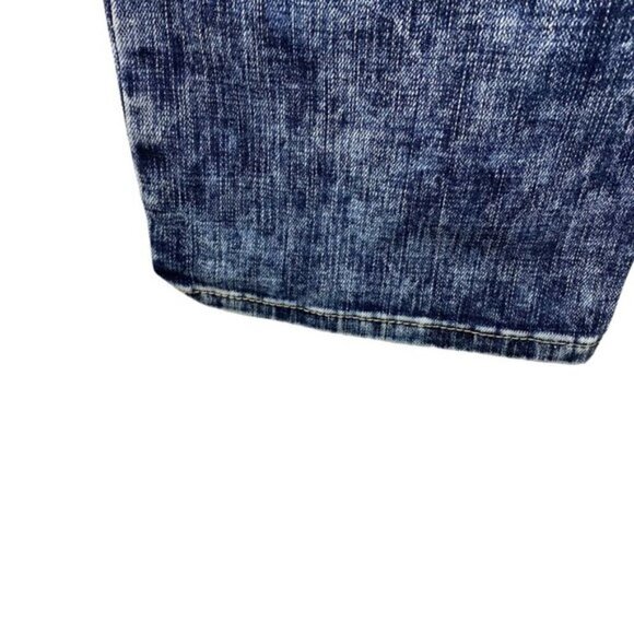 Parasuco Men's Blue 9HRIKER Distressed Stone Wash Slim Jeans US 38 x 34 - Picture 11 of 16